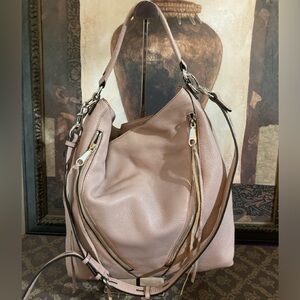 Rebecca Minkoff "Bryn" Double Zip Hobo Shoulder Handbag